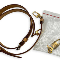 Speedy Bandouliere Top Handle Bag 30 Brown in Monogram Coated Canvas, Gold hardware