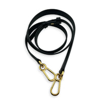Puzzle Shoulder Bag Small Black in Calfskin, Gold hardware