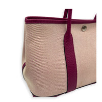 Garden Party 30 Rose Pourpre Toile Tote Bag in Canvas, Palladium hardware