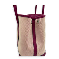Garden Party 30 Rose Pourpre Toile Tote Bag in Canvas, Palladium hardware