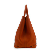 Garden Party 36 Orange Tote Bag in Negoda, Palladium hardware
