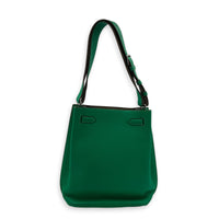 So Kelly Eclat 22 Vert Menthe / Gris Perle Shoulder Bag in Togo, Palladium hardware