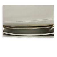 My Dior Top Handle Bag White in Patent Leather, Light Gold hardware
