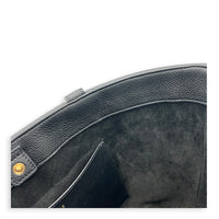 Anais Small Black Tote Bag in Calfskin, Gold hardware