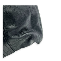 Barbes Shopping Tote Bag Medium Black in Calfskin