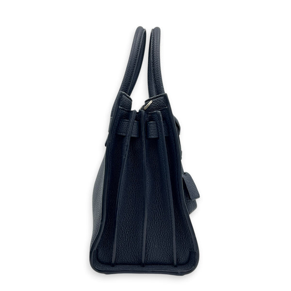 Sac de Jour Top Handle Bag Blue, Palladium hardware