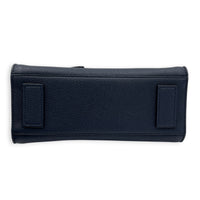 Sac de Jour Top Handle Bag Blue, Palladium hardware