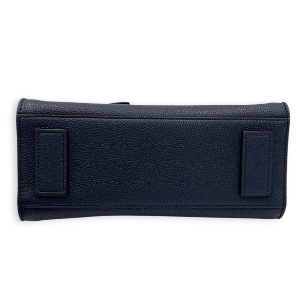 Sac de Jour Top Handle Bag Blue, Palladium hardware