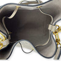 NeoNoe Bucket Bag Tourterelle/Crème in Monogram Empreinte Leather, Gold hardware