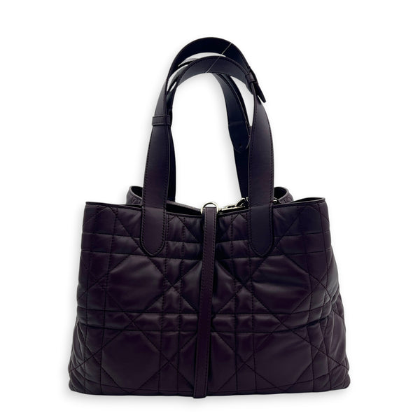 Toujours Deep Amaranth Tote Bag in Calfskin, Gold hardware