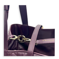 Toujours Deep Amaranth Tote Bag in Calfskin, Gold hardware