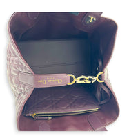 Toujours Deep Amaranth Tote Bag in Calfskin, Gold hardware