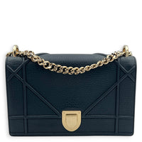 Diorama Green Shoulder Bag in Calfskin, Gold hardware