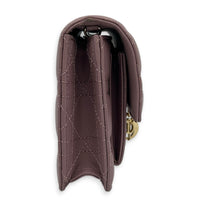 Miss Dior Pink Wallet On Chain in Lambskin, Gold hardware