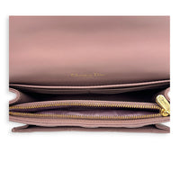 Miss Dior Pink Wallet On Chain in Lambskin, Gold hardware