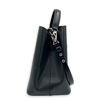 NeoNoe MM Black Bucket Bag in Epi Leather, Silver hardware