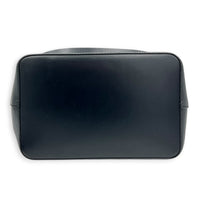 NeoNoe MM Black Bucket Bag in Epi Leather, Silver hardware