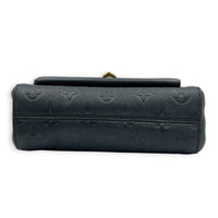 Vavin BB Black Shoulder Bag in Monogram Empreinte Leather, Gold hardware