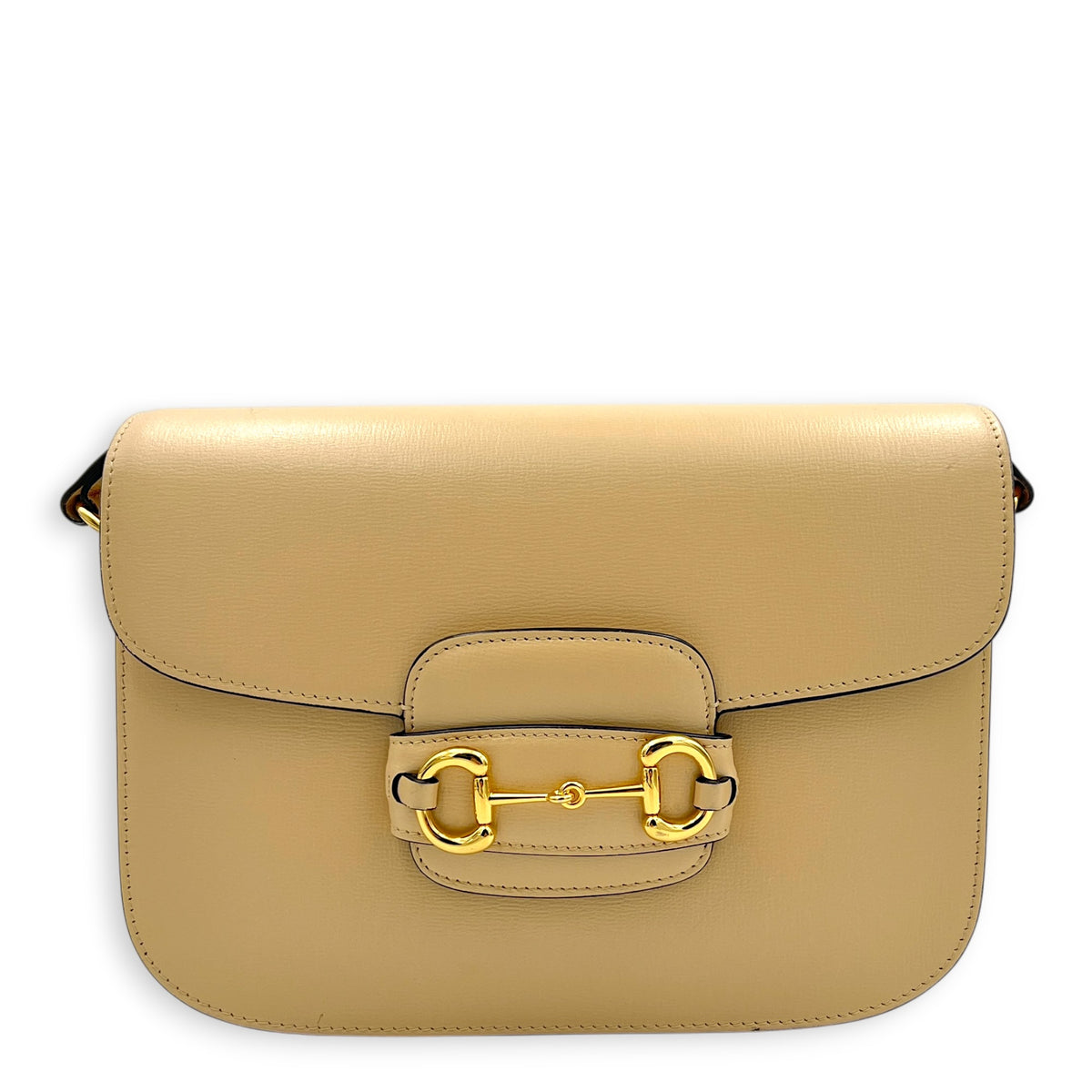 Horsebit 1955 Shoulder Bag Beige, Gold hardware