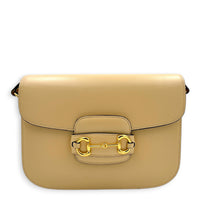 Horsebit 1955 Shoulder Bag Beige, Gold hardware