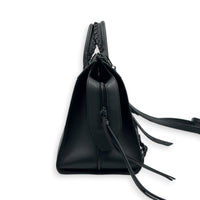 Neo Classic Black Top Handle Bag in Calfskin, Others hardware