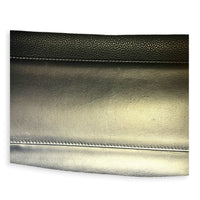 Steamer MM Blue Top Handle Bag in Calfskin, Silver hardware