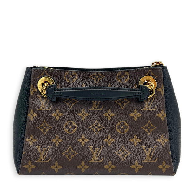 Surene Shoulder Bag BB Brown in Monogram Coated Canvas, Gold hardware