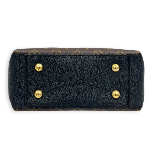 Surene Shoulder Bag BB Brown in Monogram Coated Canvas, Gold hardware