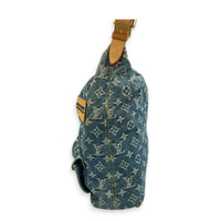 Denim Baggy GM Shoulder Bag Blue in Denim, Gold hardware