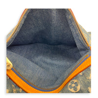 Denim Baggy GM Shoulder Bag Blue in Denim, Gold hardware