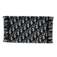 Book Tote Small Blue Tote Bag in Jacquard,  hardware