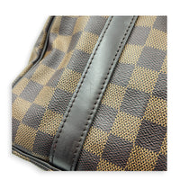 Speedy Bandouliere Top Handle Bag 25 Brown in Coated Canvas, Gold hardware