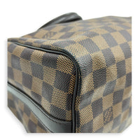 Speedy Bandouliere Top Handle Bag 25 Brown in Coated Canvas, Gold hardware