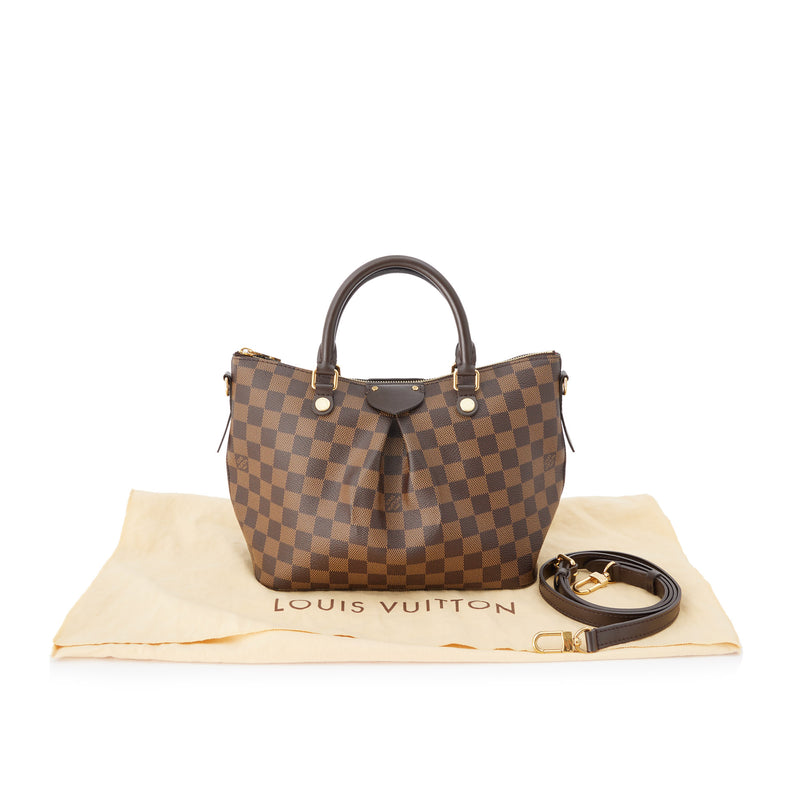 Louis Vuitton, Bags, Louis Vuitton Like New Damier Ebene Siena Pm